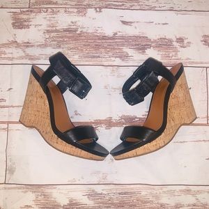 Calvin Klein Cork Wedges!